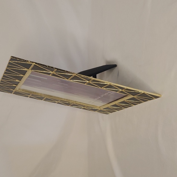 Hollywood Regency Frame Black and Gold Picture Frame Metal Max Studio 5x7 - Picture 2 of 7